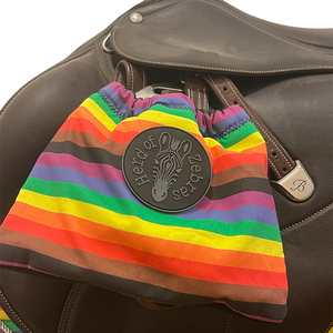 Pride Rainbow Stirrup Covers